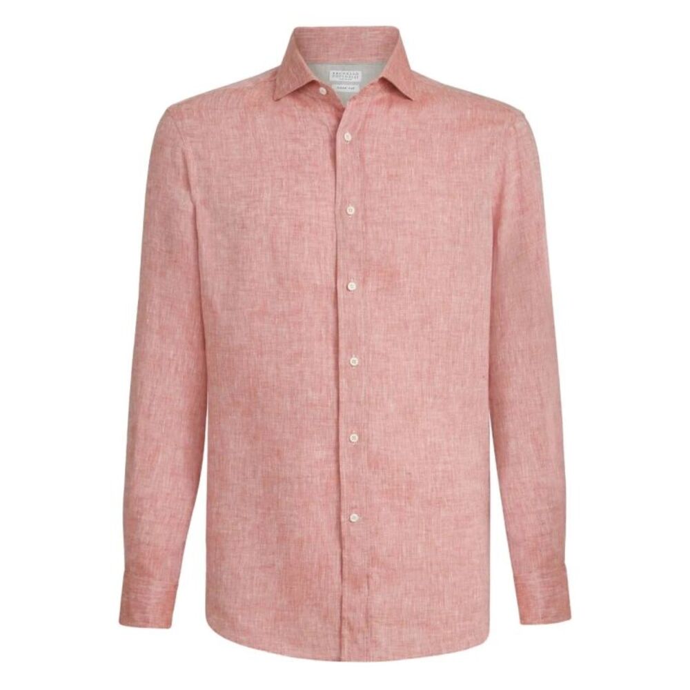 Brunello Cucinelli Men Linen Shirt